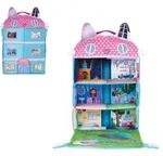 Gabby's Dollhouse, Puppenhaus mit 3 Figuren und Lift, 41 cm