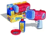 Bubble Bazooka mit Fl&uuml;ssigkeitsschale und 250 ml Seifenblasenfl&uuml;ssigkeit