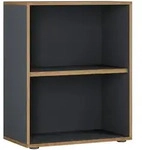 Holz B&uuml;ro Regal B&uuml;cher Ordner Aktenregal Salia 2f