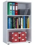 Holz B&uuml;ro Regal B&uuml;cher Ordner Aktenregal Lona 3f