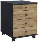 Rollcontainer B&uuml;rocontainer Schublade Lona 50 cm
