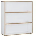 Holz B&uuml;ro Regal B&uuml;cher Ordner Aktenregal Salia 3f