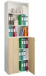 B&uuml;roschrank Regal Ordner Aktenschrank Lona 6fach