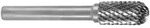 RUKO 116048 Fr&auml;sstift Hartmetall Walze 3mm L&auml;nge 38mm Schaftdurchmesser 3mm