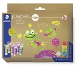STAEDTLER Noris junior 881 Fingermalfarben, Set Neon, 8816F C6