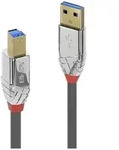 LINDY USB-Kabel USB 3.2 Gen1 USB-A Stecker, USB-B Stecker 2.00m Grau 36662