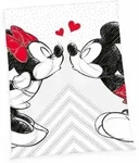 Disneys Mickey & Minnie 7478480036 - Microfaserflauschdecke, 150x200 cm, 100%