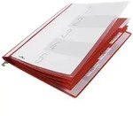 Durable Personalhefter 255403 255403 Anzahl Unterteilungen:5 Rot 1St.