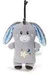 NICI Baby-Einschlafhilfe Littledoo Esel mit Licht Sound und Smart Cry Sensor grau