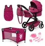 Kombi-Puppenwagen Xeo Mega Set