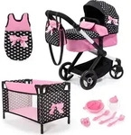 Kombi-Puppenwagen Xeo Mega Set