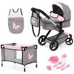 Kombi-Puppenwagen Xeo Mega Set