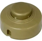 Kopp 191807084 Fu&szlig;schalter mit Zugentlastung Gold 1 x Aus/Ein 2A 1St.