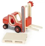Gabelstapler mit Palette