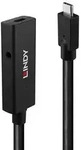 LINDY USB-C&reg; Kabel USB 3.2 Gen2 USB-C&reg; Stecker, USB-C&reg; Buchse 5.00m Schwarz 43364