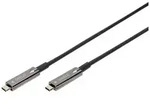 Digitus USB-C&reg;-Displaykabel USB 3.2 Gen2 USB-C&reg;, USB-C&reg; Stecker 15.00 m Schwarz