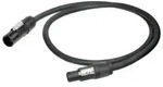 Neutrik 1027565 Strom Anschlusskabel Schwarz 2m