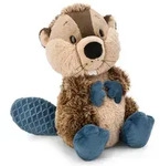 NICI 62270 - Biber Harry Woodsnacker, Pl&uuml;sch, Schlenker, 30 cm, GREEN