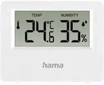 Hama Thermometer und Hygrometer "Ebro", digital, f&uuml;r innen oder au&szlig;en, Wei&szlig;