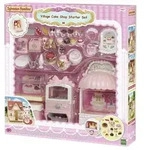 Sylvanian Families 5807 - Village Cake Shop Starter Set, Dorfkonditorei Set f&uuml;r