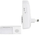 Heidemann Funkgong Komplett-Set mit Blitzlicht, mit Namensschild 70827 HX Ocean 230V