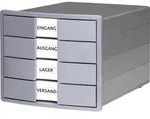 HAN IMPULS KARMA 10128-18 Schubladenbox Schwarz DIN A4, DIN C4 Anzahl der