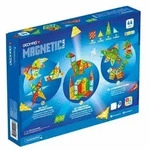 Geomag Magnetic Tiles Gems 44, 2D/3D Konstruktion, Lernspielzeug