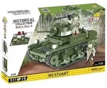 COBI Historical Collection 3129 - M3 Stuart, WWII, Bausatz 1:35, 511+2 Klemmbausteine