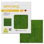 BRIXIES 225000 - Platte 32 x 32 Rasen, Fotorealistische Bauplatte, 1 St&uuml;ck