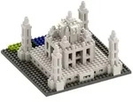 BRIXIES 200052 - Taj Mahal, 3D Konstruktionsbausatz aus Ministeinen, 475 Teile