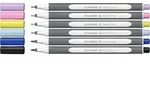 Schneider Brushpen Paint-It 070 sortiert, Karton-Etui 6er Set V1 5+1