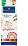 Faber-Castell Tuschestift Dual Marker Goldfaber Aqua, Boho, 6er Set