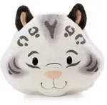 Kissen Schneeleopard Eleni Snowbell 35x30cm rund