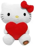 Hello Kitty Hearth Pl&uuml;sch 24 cm
