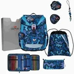 DerDieDas Schulranzen Set ErgoFlex Light, Schulranzen Set, 5tlg, Dark Dragon