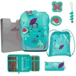 DerDieDas Schulranzen Set ErgoFlex Tiny, Schulranzen Set, 5tlg, Butterfly Garden