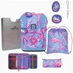 DerDieDas Schulranzen Set ErgoFlex Tiny Superflash, Schulranzen Set, 5tlg, Magic