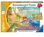 tiptoi&reg; Puzzle f&uuml;r kleine Entdecker: Dinosaurier - 2x12 Teile