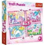 4 in 1 Puzzle - Einh&ouml;rner