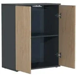 Holz Kommode Sideboard Anrichte Dalosa 2 Dreht&uuml;ren