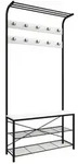 Metall Garderobe Kleiderst&auml;nder Schuhregal Taliro