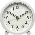 TFA Dostmann 60.1043.02 Quarz Wecker Wei&szlig; Alarmzeiten 1 Leisegang-Uhrwerk