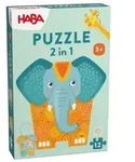 Puzzle 2in1 Elefant