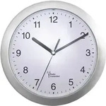EUROTIME 56787 Funk Wanduhr 25cm x 38mm Silber