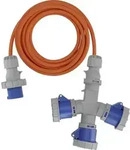 Brennenstuhl 1167670205 Strom Camping-CEE-Verl&auml;ngerungskabel Grau, Blau, Orange 2 m