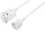 Sygonix SY-6248190 Strom Verl&auml;ngerungskabel 16A Wei&szlig; 1.50m H05VV-F 3G 1,5mm2