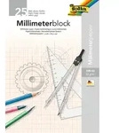 Folia Millimeterblock 80g/m2, DIN A4, 25 Blatt