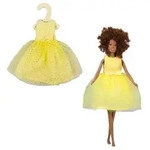 Time2Shine Boucl&eacute; Kleid ''Sunshine'' mit T&uuml;llrock f&uuml;r Modepuppen der Gr&ouml;&szlig;e...
