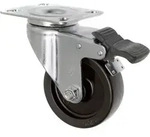 TOOLCRAFT TO-5137905 Lenkrolle mit Feststellbremse und Anschraubplatte 75 mm