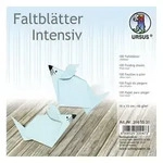 URSUS Falten Faltbl&auml;tter Uni intensiv, Plakatkarton, 65 g/m2, 15 x 15 cm, hellblau